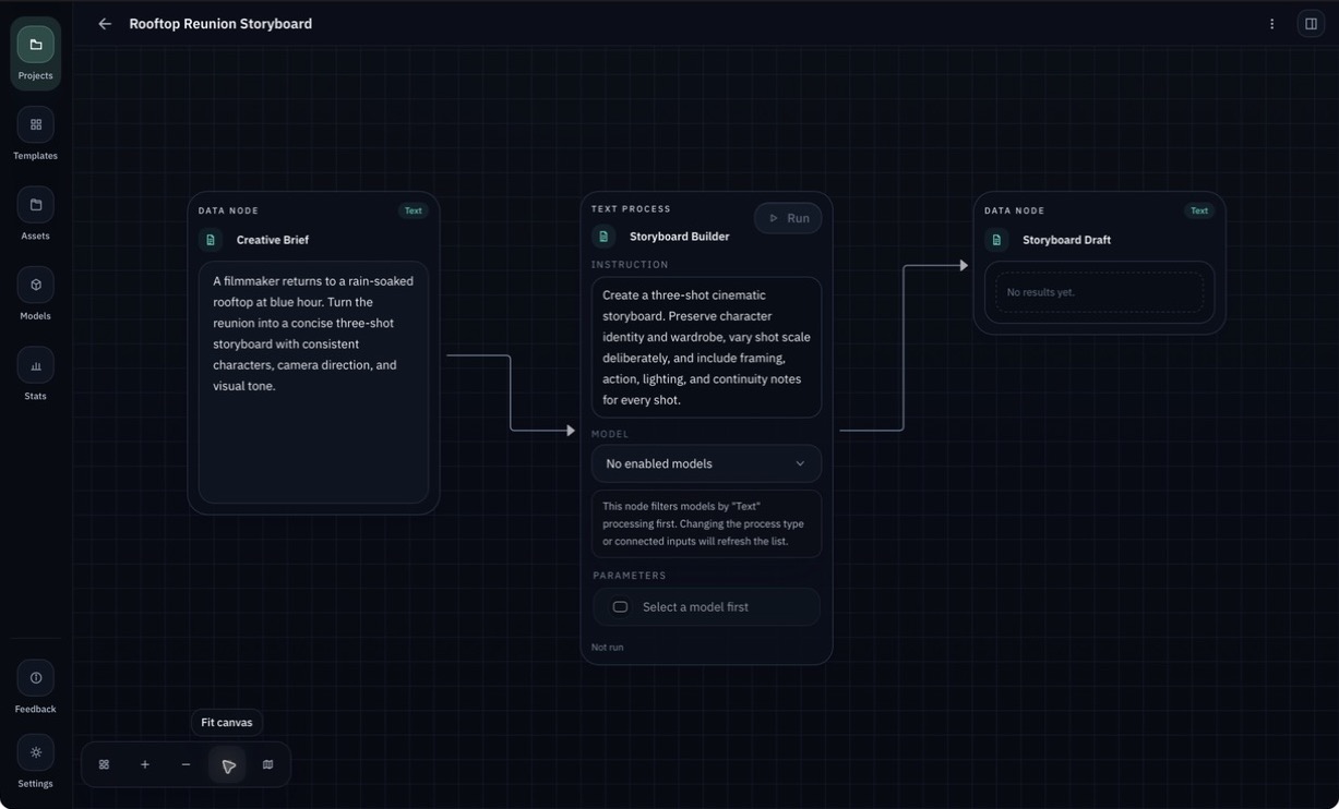AI drama workflow